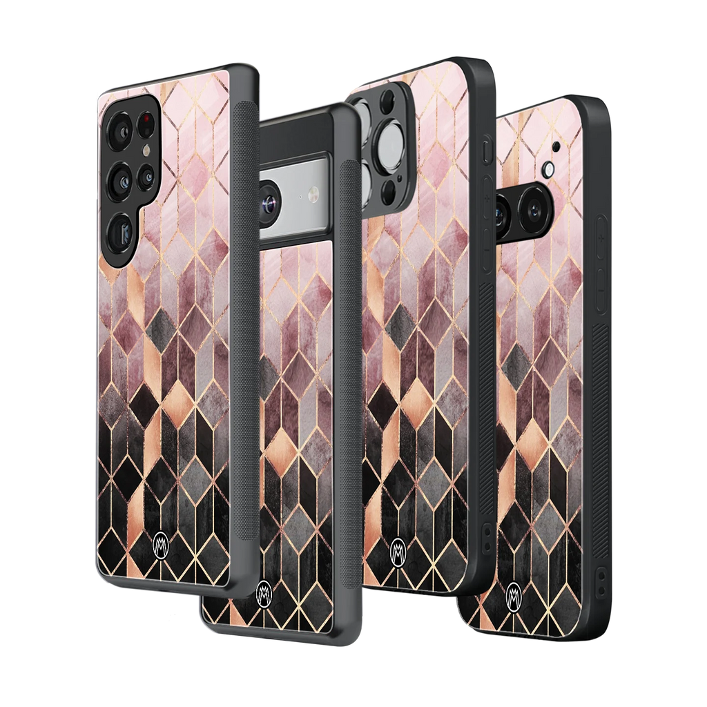 Stylish Glass Back Case for All Smartphones – iPhone, Samsung, OnePlus, Pixel, Redmi, Oppo, Vivo, Motorola