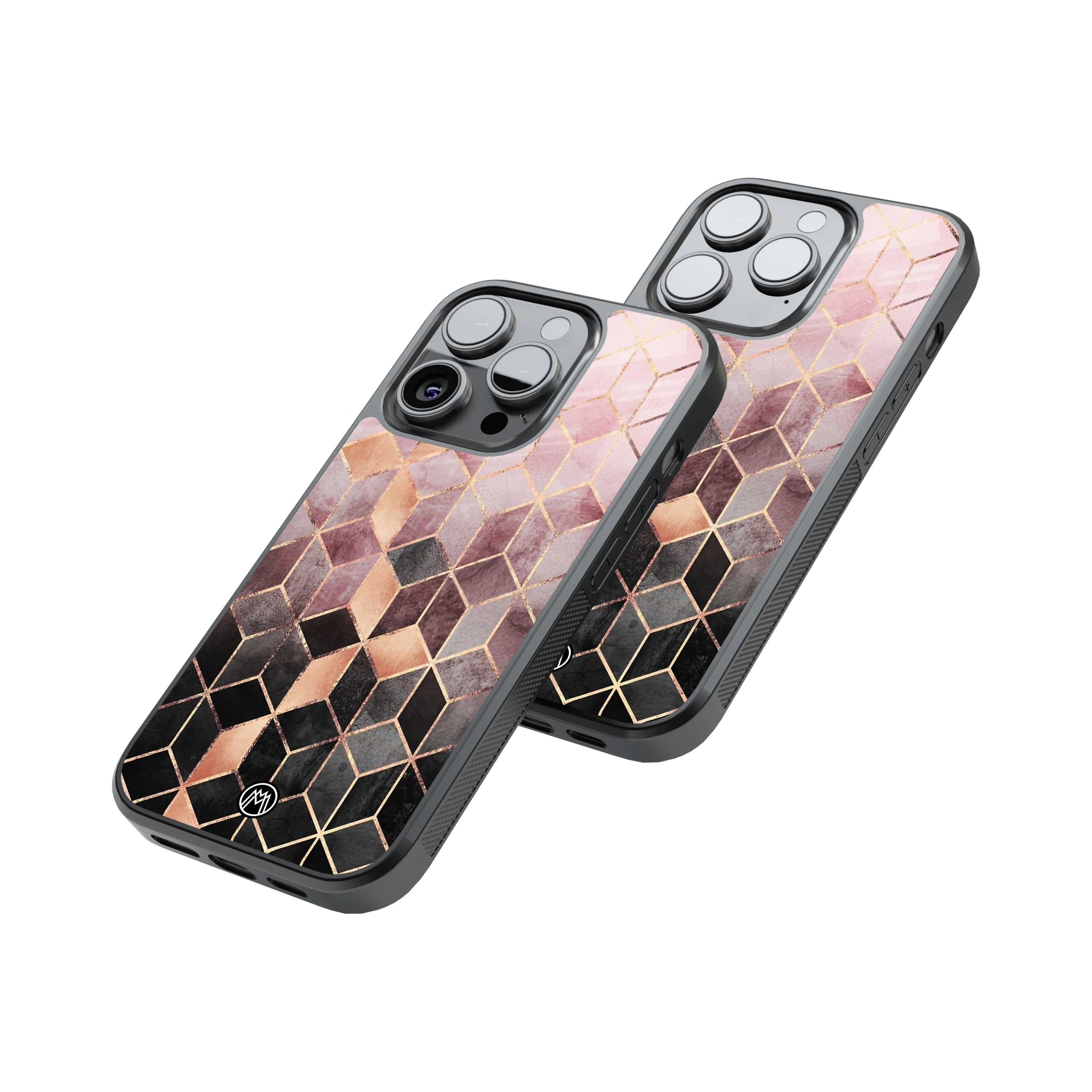 Protective Glass Back Phone Case Compatible with iPhone, Samsung, OnePlus, Pixel & More