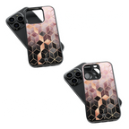Trendy Glass Back Mobile Case for iPhone, Samsung, Redmi, OnePlus, Google Pixel, Motorola