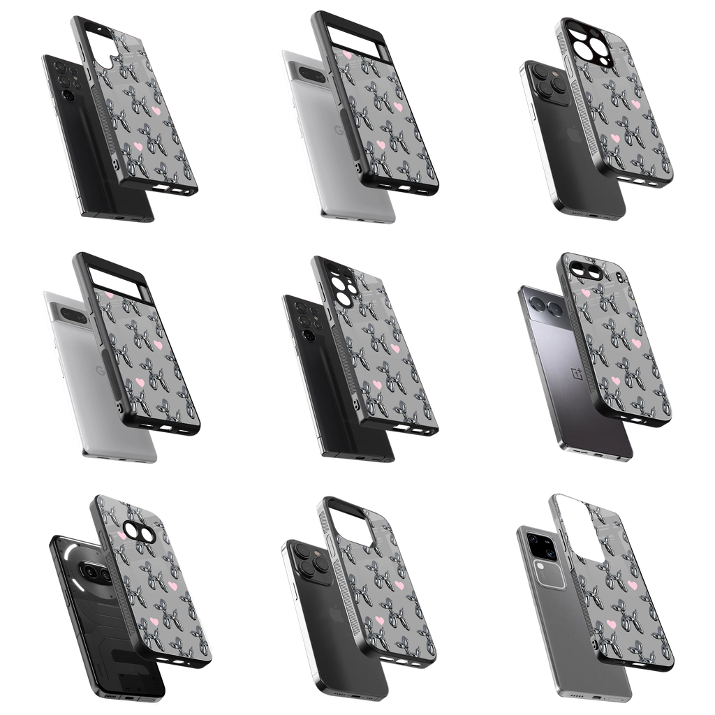 Durable Glass Back Mobile Case for iPhone, Samsung, OnePlus, Google Pixel, Redmi, Vivo, Oppo