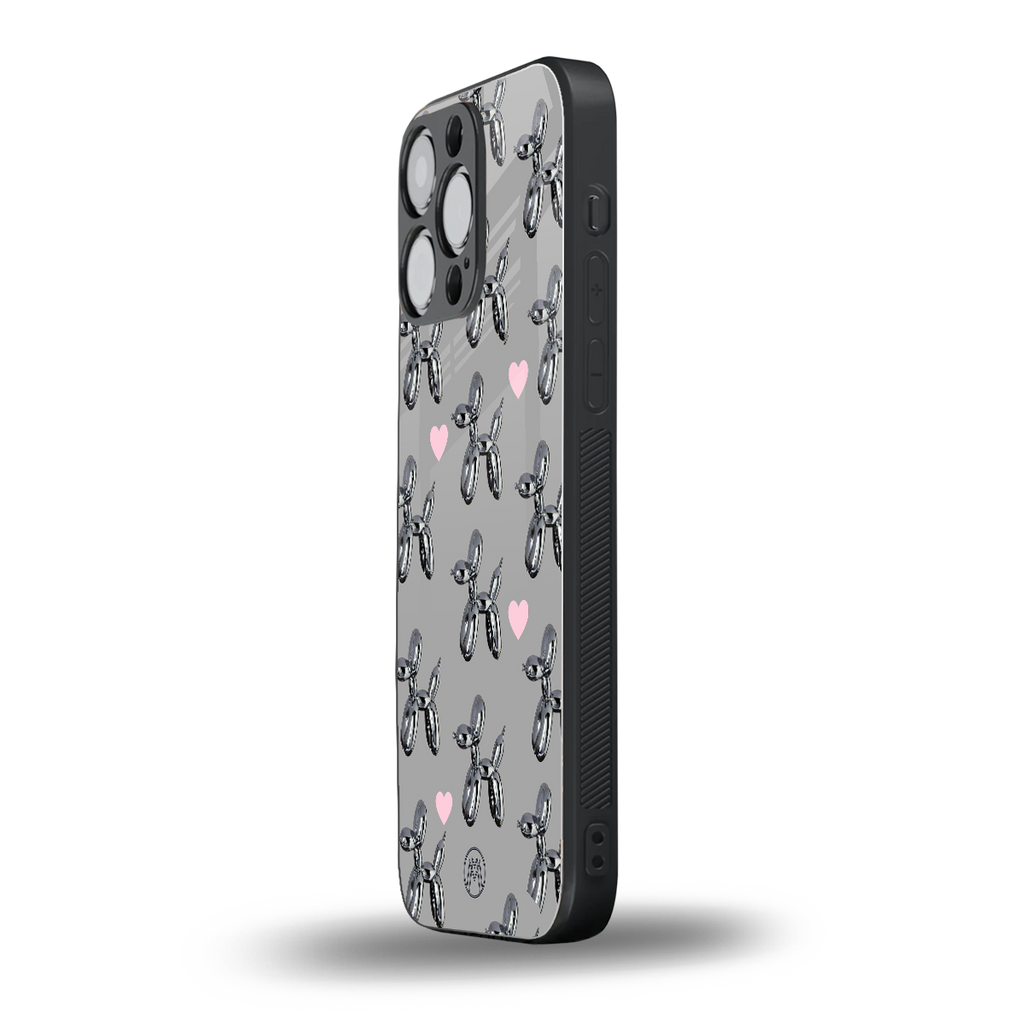 metallic unicorns back phone cover | glass case for iphone 13 pro max