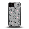 metallic unicorns back phone cover | glass case for iphone 14 plus