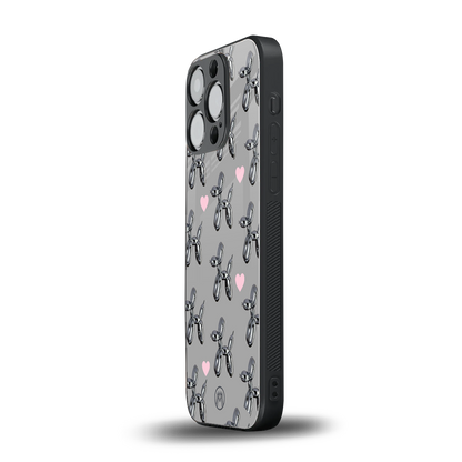 metallic unicorns back phone cover | glass case for iphone 14 pro