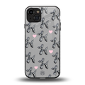 metallic unicorns back phone cover | glass case for iphone 14