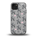 metallic unicorns back phone cover | glass case for iphone 14