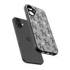 metallic unicorns back phone cover | glass case for iphone 16 plus