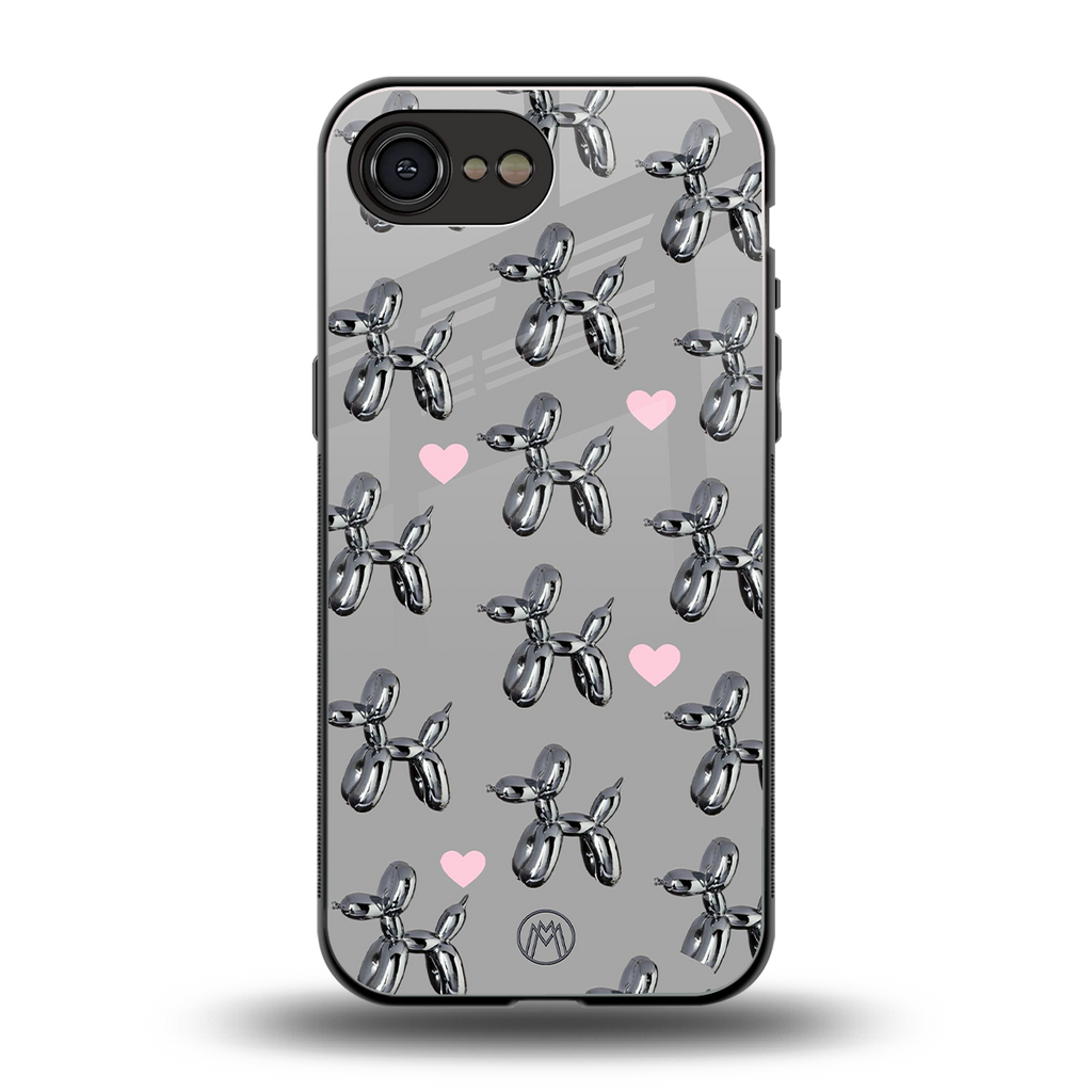 metallic unicorns back phone cover | glass case for iphone 16e