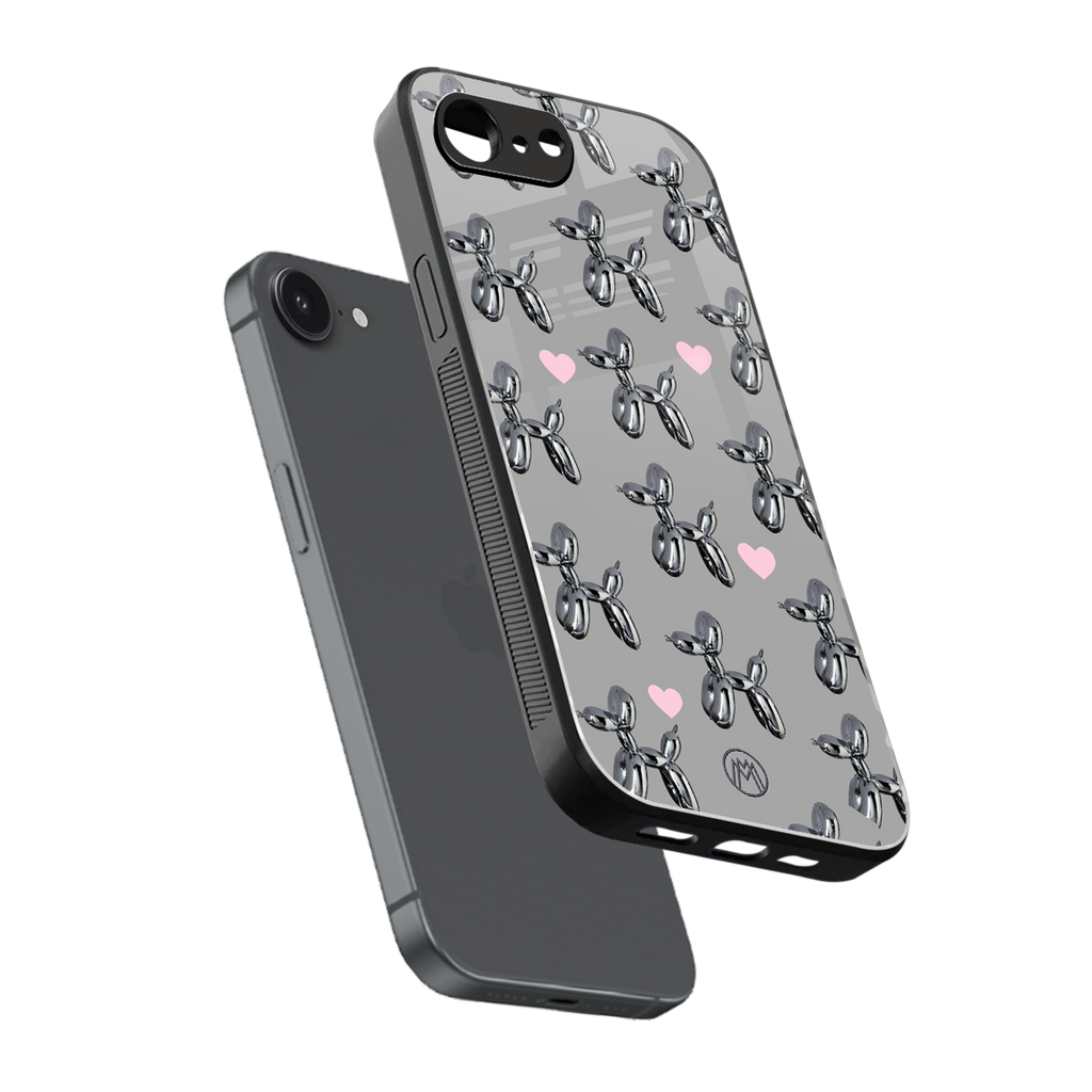 metallic unicorns back phone cover | glass case for iphone 16e