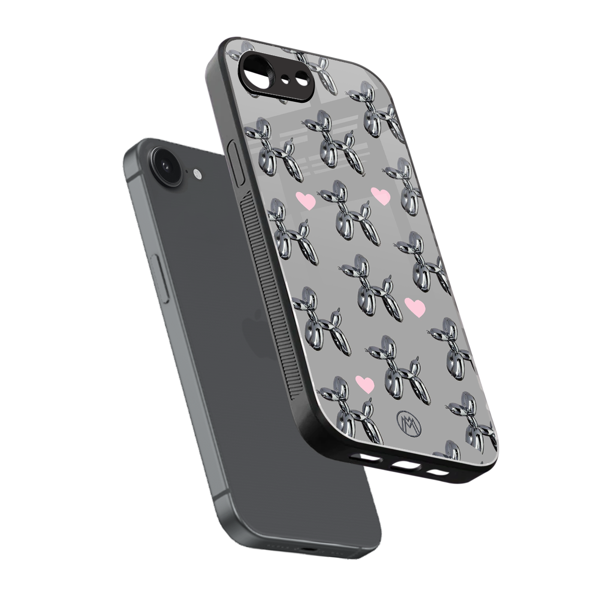 metallic unicorns back phone cover | glass case for iphone 16e