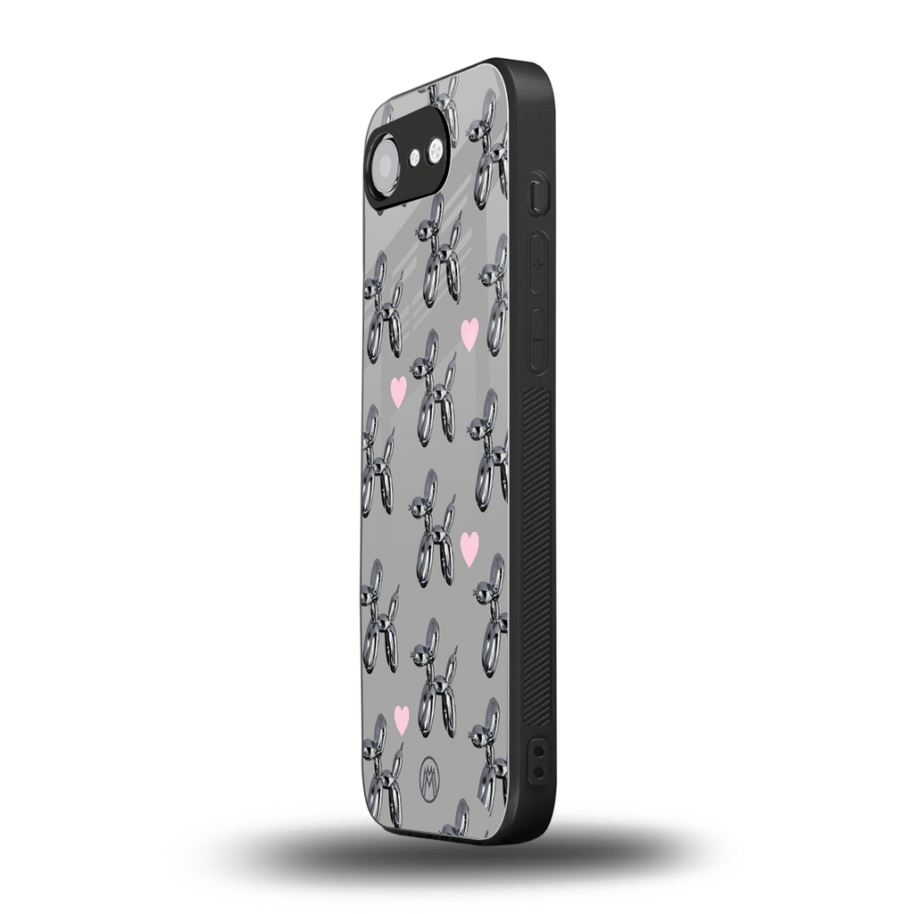 metallic unicorns back phone cover | glass case for iphone 16e