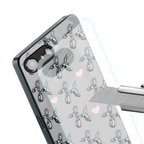 metallic unicorns back phone cover | glass case for iphone 16e
