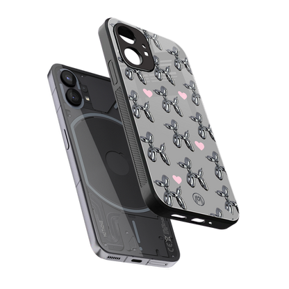 metallic unicorns back phone cover | glass case for nothing phone 1