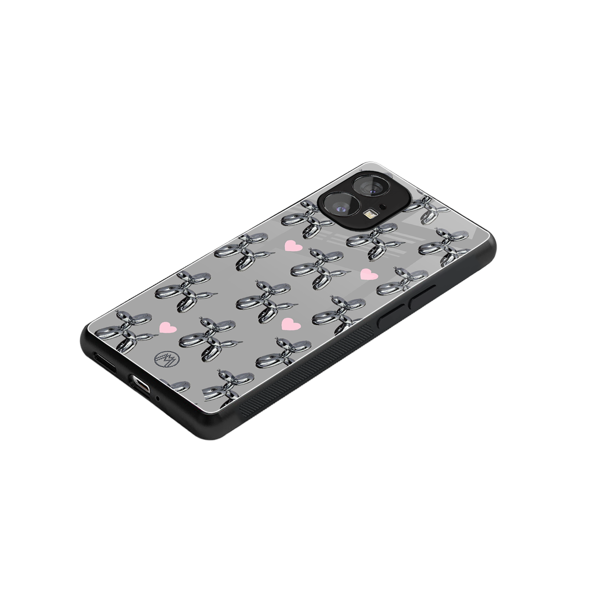 metallic unicorns back phone cover | glass case for nothing phone 1