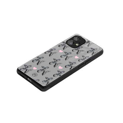 metallic unicorns back phone cover | glass case for nothing phone 1