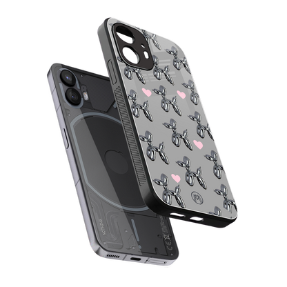 metallic unicorns back phone cover | glass case for nothing phone 2