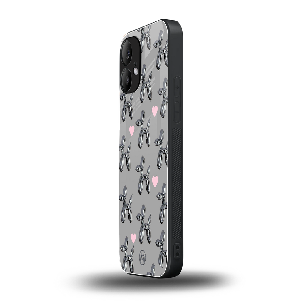 metallic unicorns back phone cover | glass case for nothing phone 2