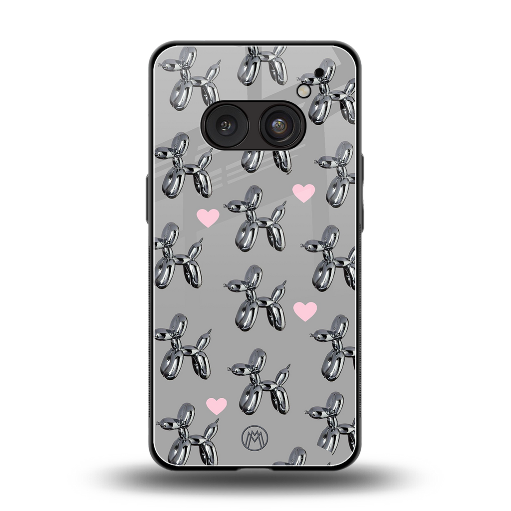 metallic unicorns back phone cover | glass case for nothing phone 2a