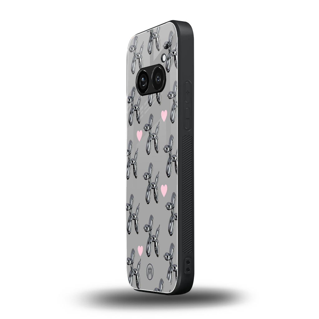 metallic unicorns back phone cover | glass case for nothing phone 2a