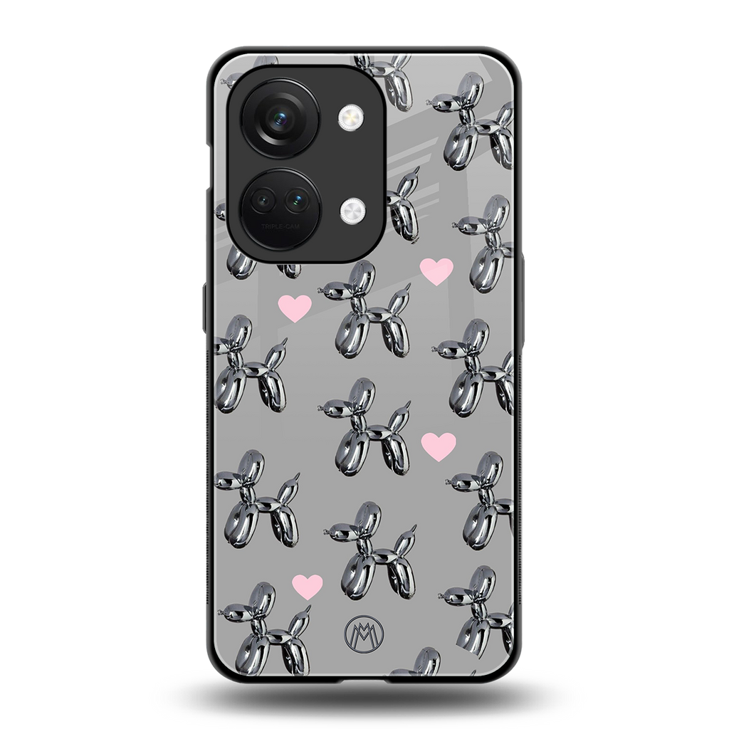 metallic unicorns back phone cover | glass case for oneplus nord 3
