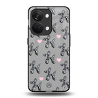 metallic unicorns back phone cover | glass case for oneplus nord 3