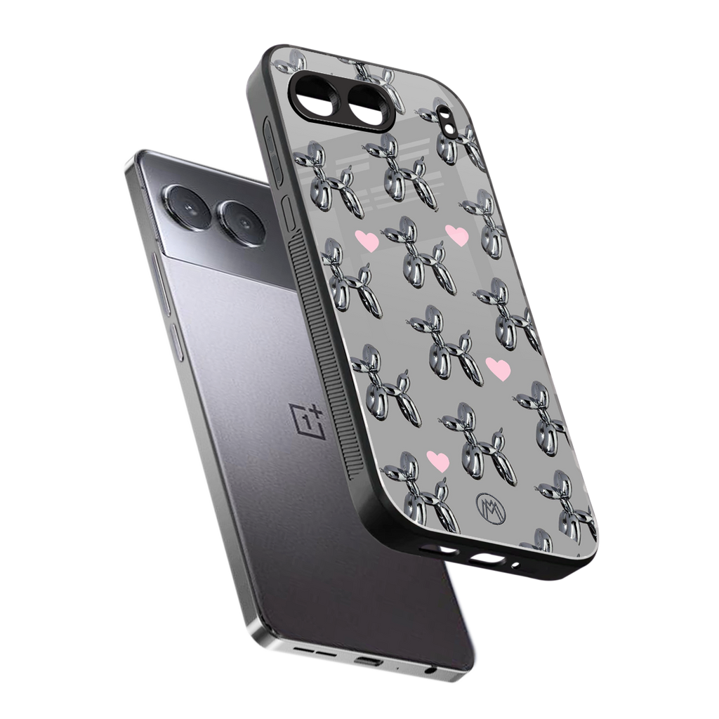 metallic unicorns back phone cover | glass case for oneplus nord 4
