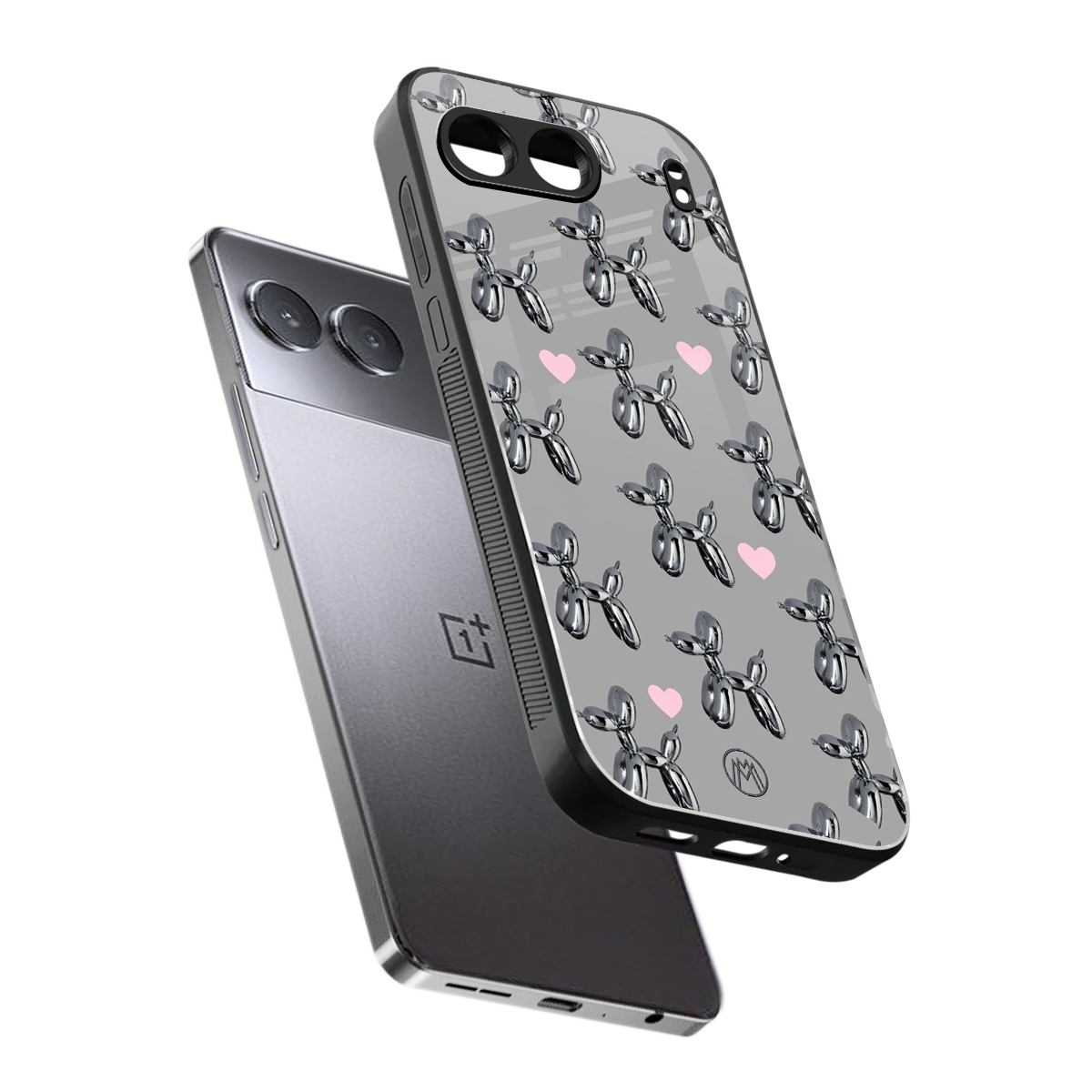 metallic unicorns back phone cover | glass case for oneplus nord 4
