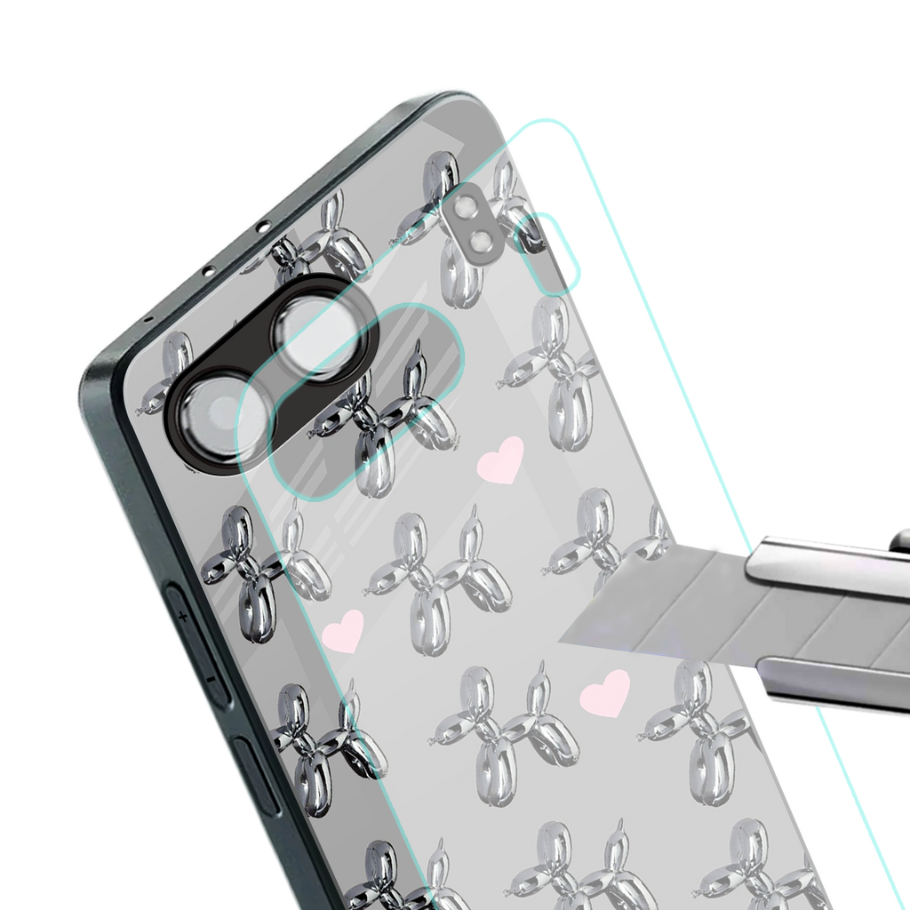 metallic unicorns back phone cover | glass case for oneplus nord 4
