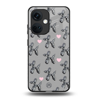 metallic unicorns back phone cover | glass case for oneplus nord ce 3