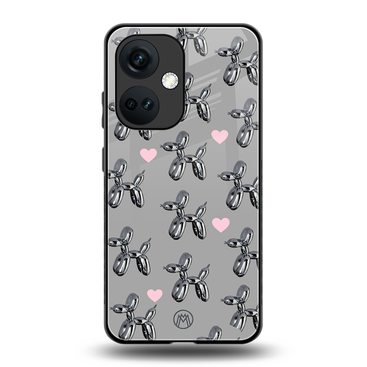 metallic unicorns back phone cover | glass case for oneplus nord ce 3