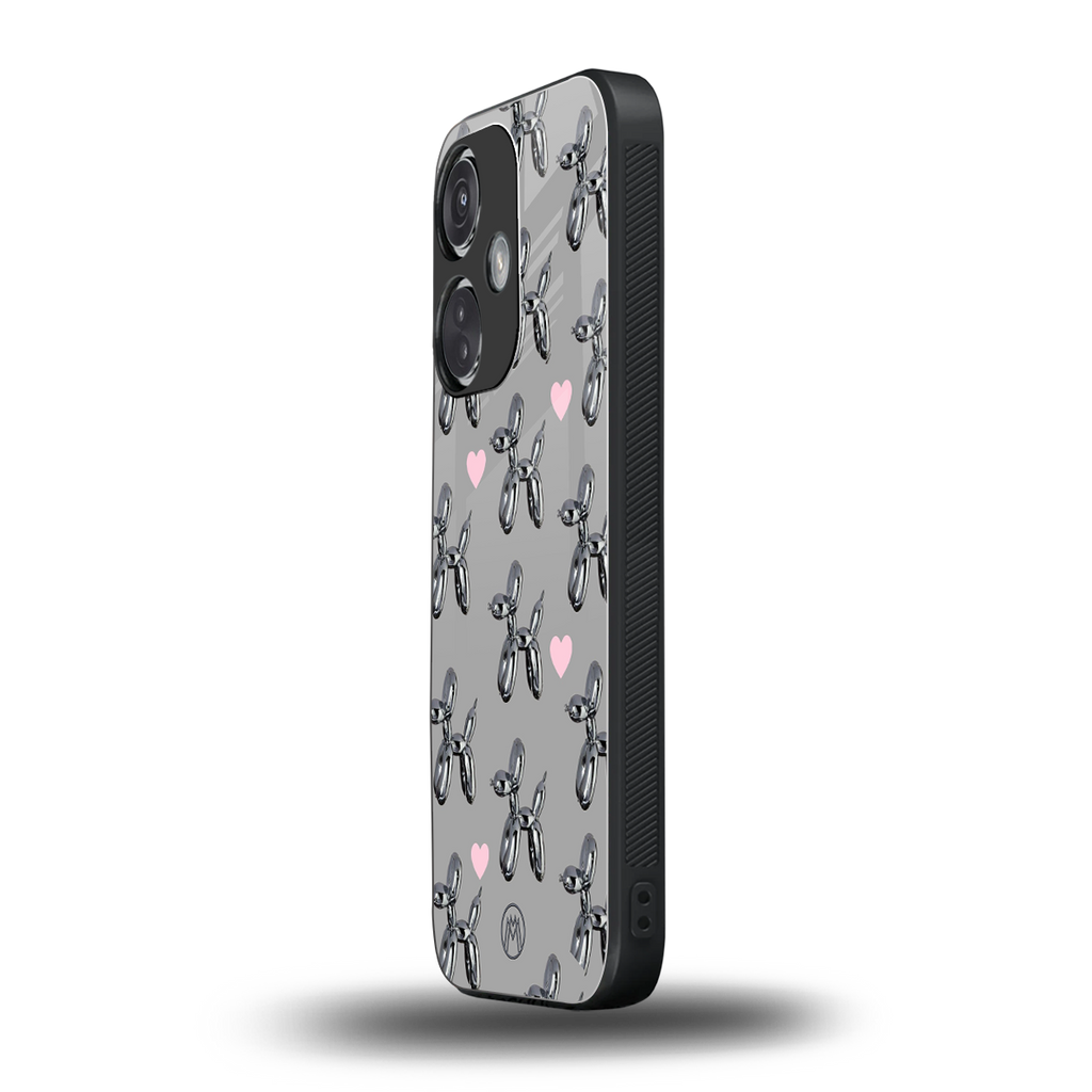 metallic unicorns back phone cover | glass case for oneplus nord ce 3