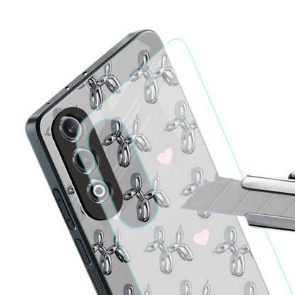 metallic unicorns back phone cover | glass case for oneplus nord ce 4