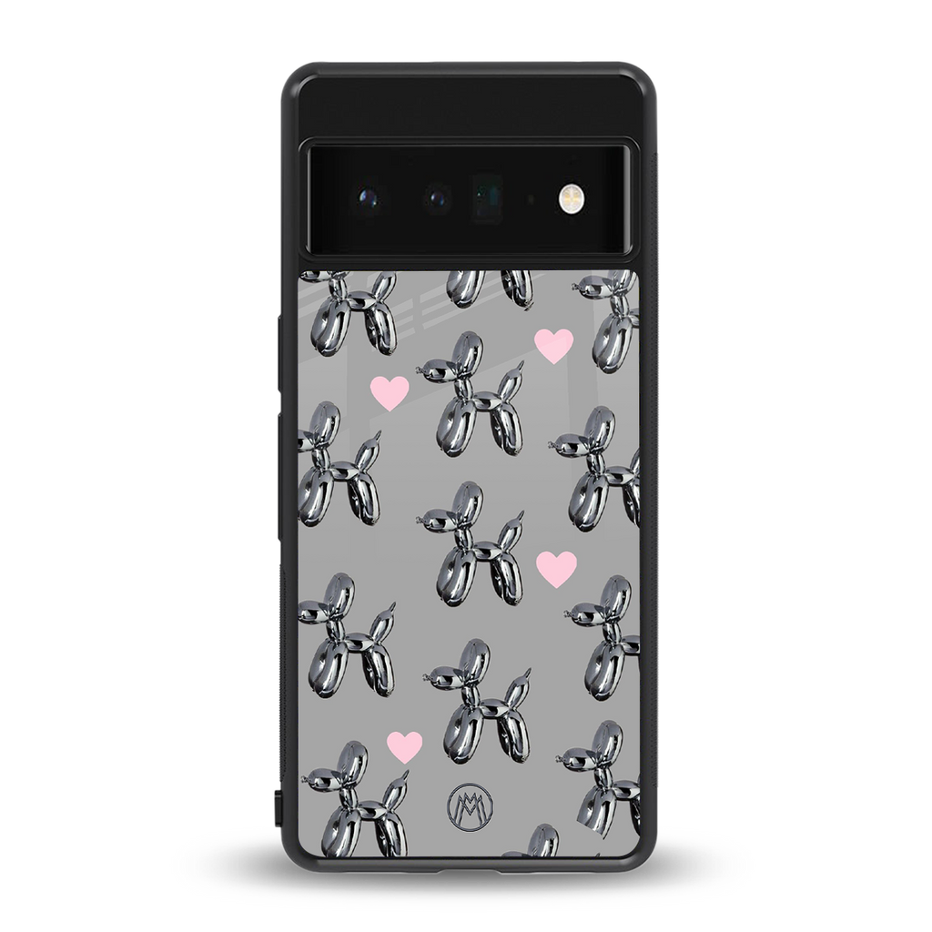 metallic unicorns back phone cover | glass case for google pixel 6 pro