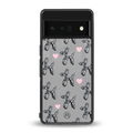 metallic unicorns back phone cover | glass case for google pixel 6 pro