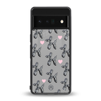 metallic unicorns back phone cover | glass case for google pixel 6 pro