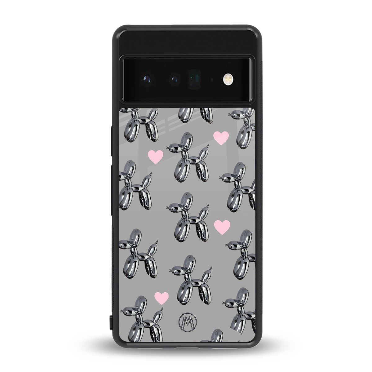 metallic unicorns back phone cover | glass case for google pixel 6 pro