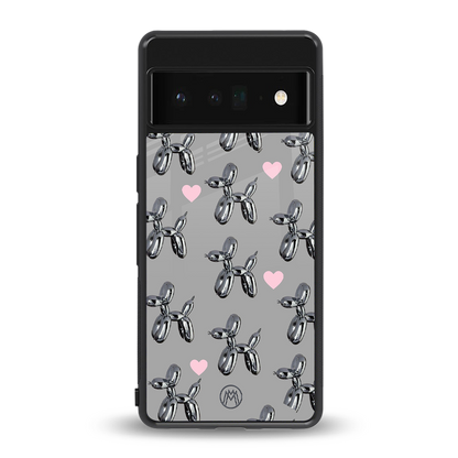 metallic unicorns back phone cover | glass case for google pixel 6 pro