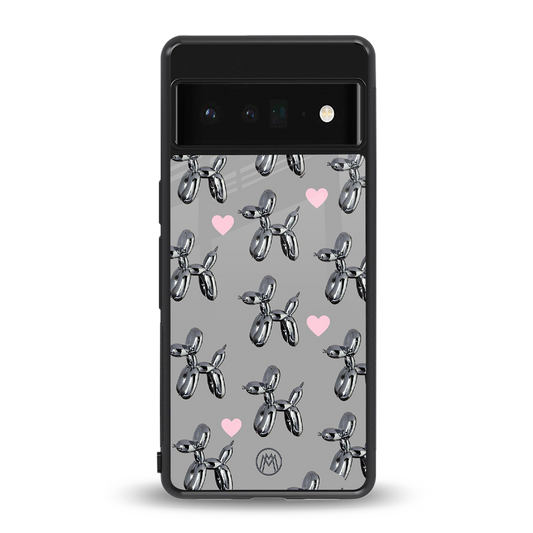 metallic unicorns back phone cover | glass case for google pixel 6 pro
