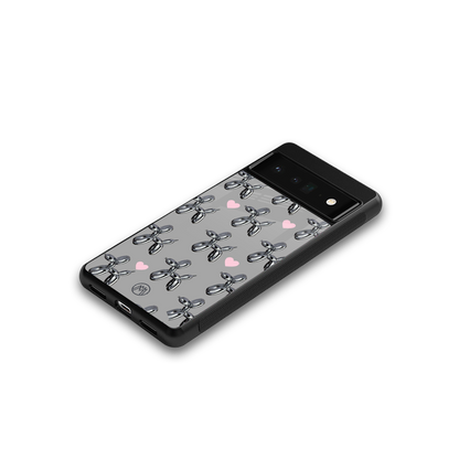 metallic unicorns back phone cover | glass case for google pixel 6 pro