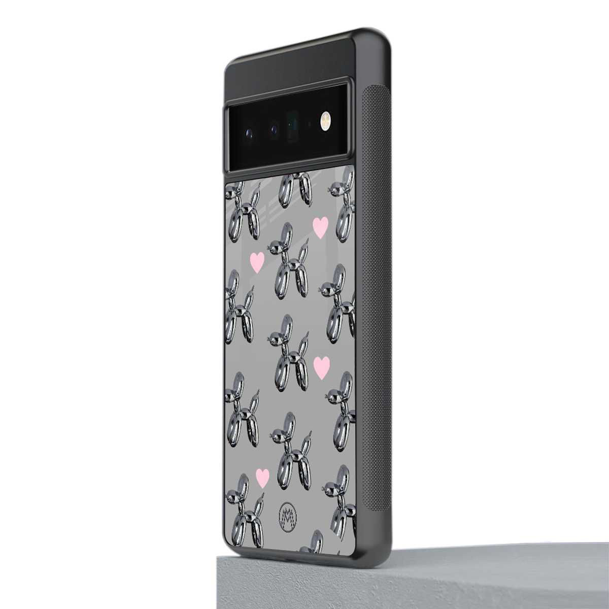 metallic unicorns back phone cover | glass case for google pixel 6 pro