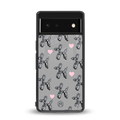 metallic unicorns back phone cover | glass case for google pixel 6