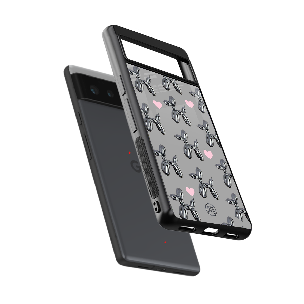 metallic unicorns back phone cover | glass case for google pixel 6
