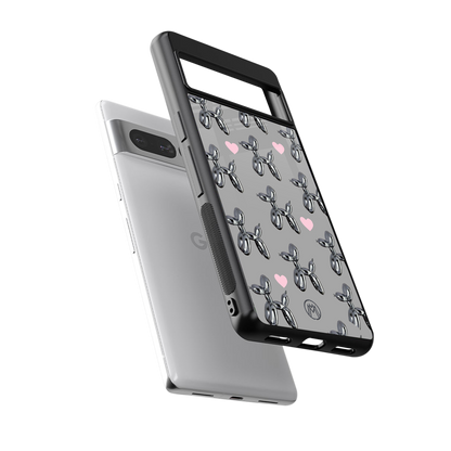 metallic unicorns back phone cover | glass case for google pixel 7 pro