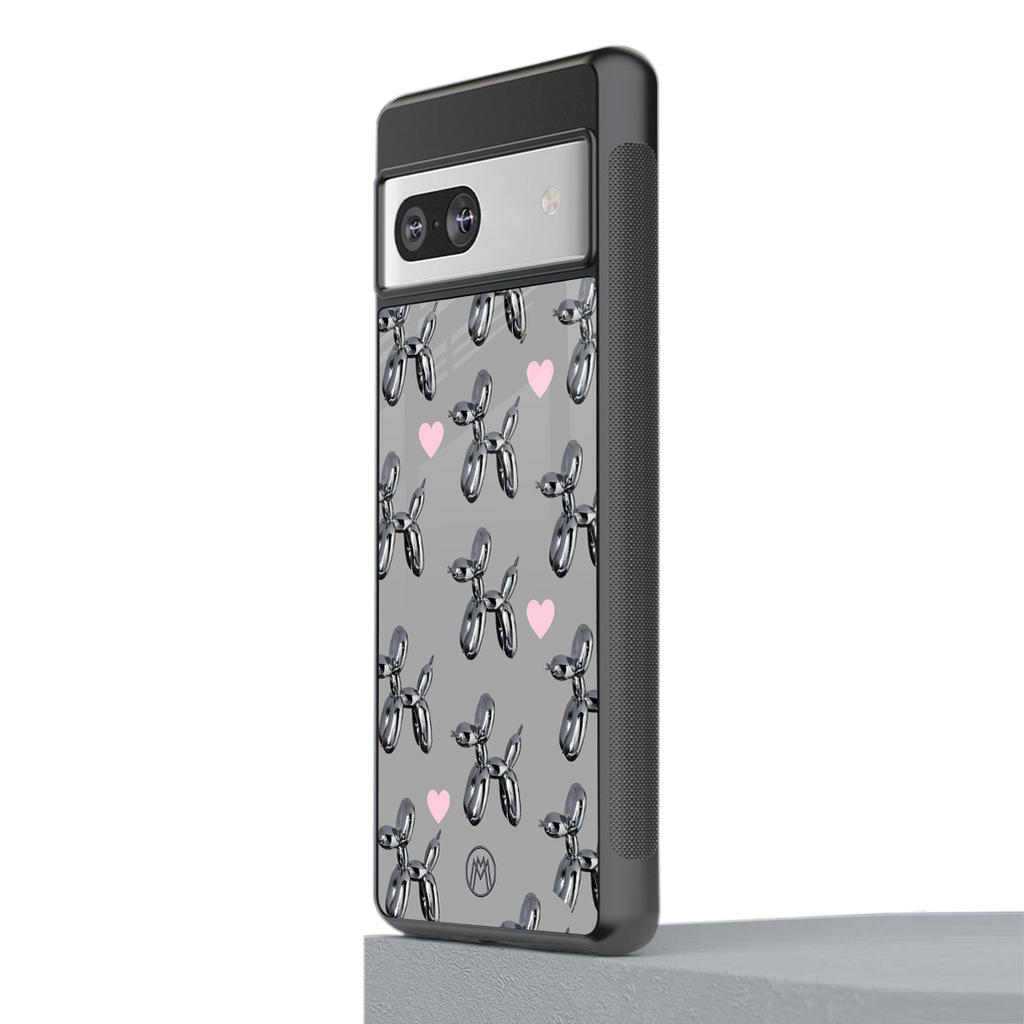 metallic unicorns back phone cover | glass case for Google Pixel 7