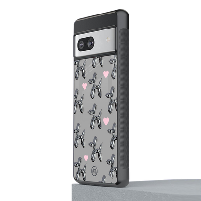 metallic unicorns back phone cover | glass case for Google Pixel 7