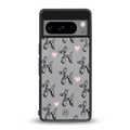 metallic unicorns back phone cover | glass case for google pixel 8 pro