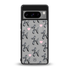 metallic unicorns back phone cover | glass case for google pixel 8 pro