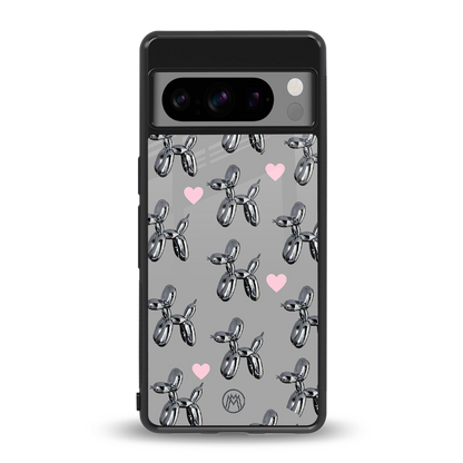 metallic unicorns back phone cover | glass case for google pixel 8 pro