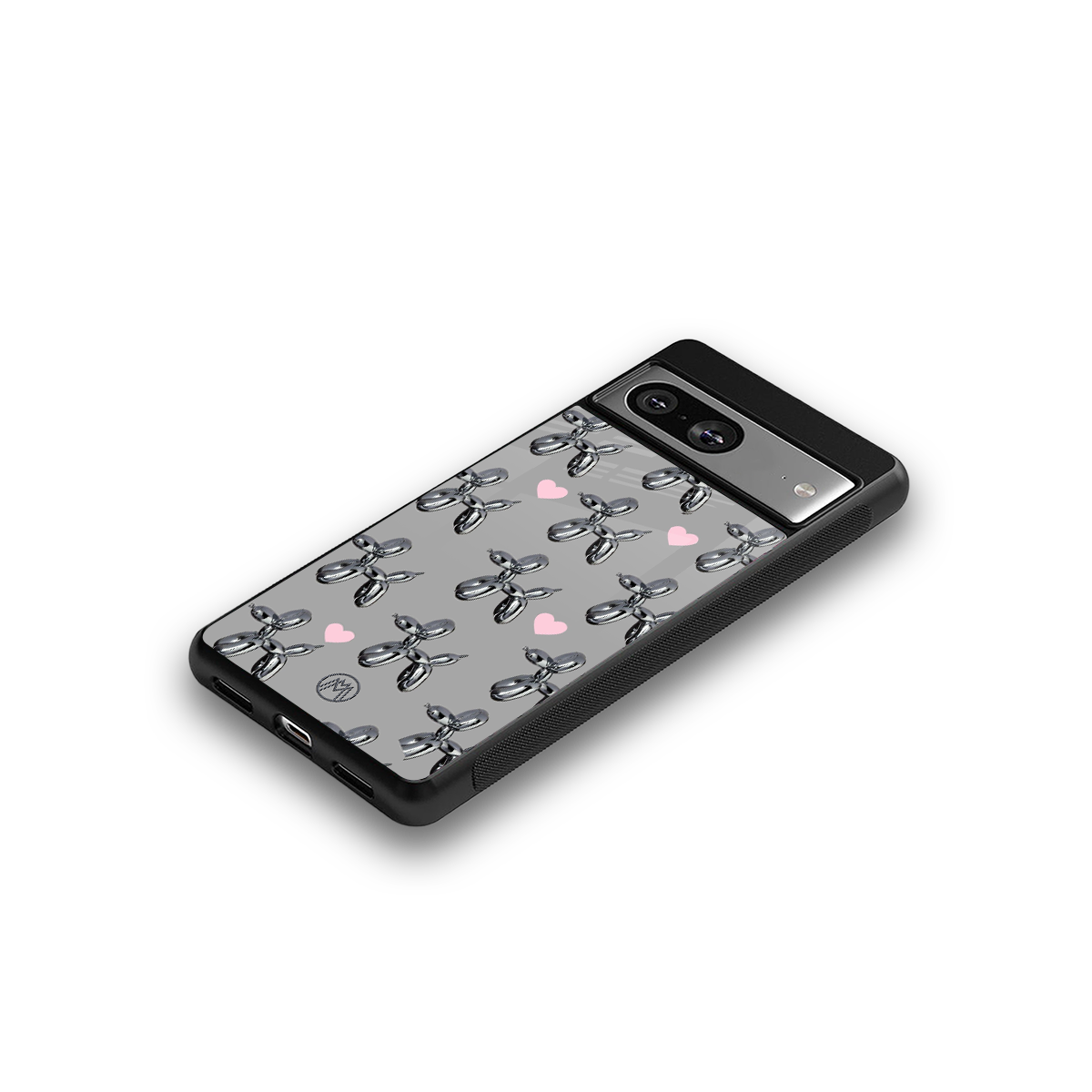 metallic unicorns back phone cover | glass case for Google Pixel 8