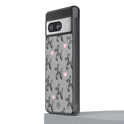 metallic unicorns back phone cover | glass case for Google Pixel 8