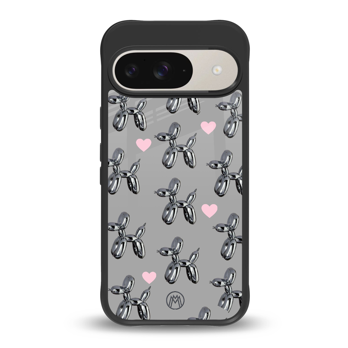 metallic unicorns back phone cover | glass case for google pixel 9